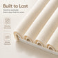 Drill-Free Folding Door Curtain with Adhesive Slide Track