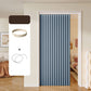 Drill-Free Folding Door Curtain with Adhesive Slide Track