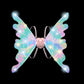 Electric Butterfly Wings Set, Moving Fairy Wings with Music and LED Lights, Light up Glowing Angel Wings Costume