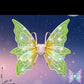 Electric Butterfly Wings Set, Moving Fairy Wings with Music and LED Lights, Light up Glowing Angel Wings Costume