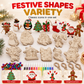 DIY Christmas Wooden Ornaments Kit with Pens and Bells