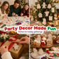 DIY Christmas Wooden Ornaments Kit with Pens and Bells