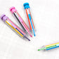 🌈 Last Day Special Price £5.99! 🎨Buy 1 Get 1 Free🎁8-colour push-button coloured pencils, free from any chemical ingredients