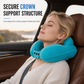 Portable Inflatable U-Shaped Travel Neck Pillow
