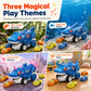 Kids Remote Control Dinosaur Toy Car with 6 Mini Cars