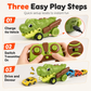Kids Remote Control Dinosaur Toy Car with 6 Mini Cars