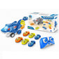 Kids Remote Control Dinosaur Toy Car with 6 Mini Cars