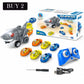 Kids Remote Control Dinosaur Toy Car with 6 Mini Cars