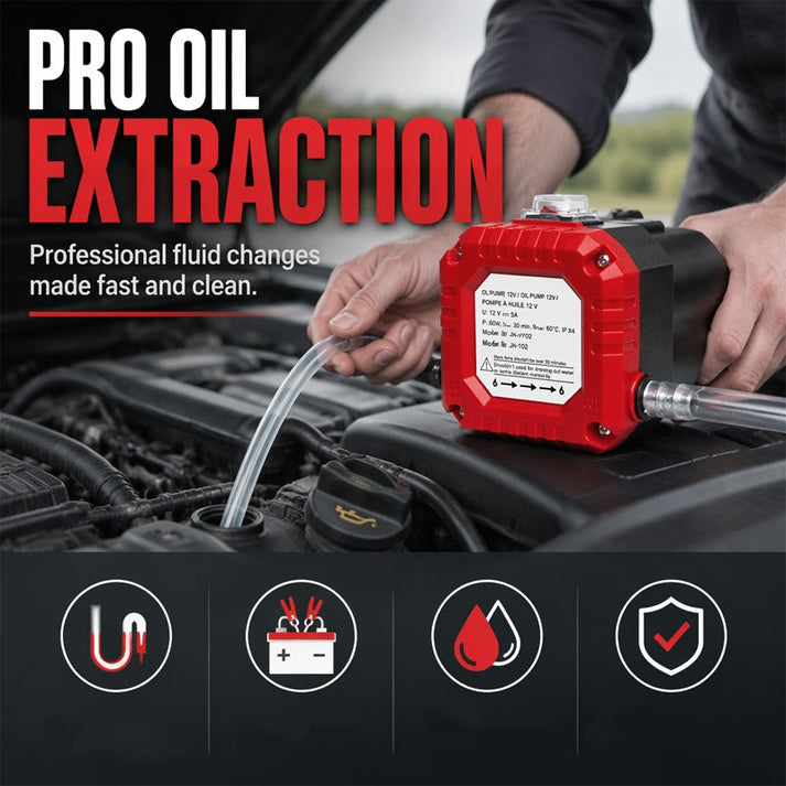 Portable Electric Engine Oil Extractor Pump for Vehicle Maintenance ...