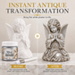 High Gloss Gypsum Angel Statue with Brush