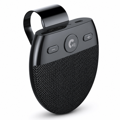 📢📢 50% OFF🚗SP11 Car Sun Visor Bluetooth Hands Free Speakerphone with Vibration Activated Auto Power On A2DP Support and Caller ID Voice Prompt