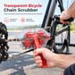 Transparent Bicycle Chain Cleaner Tool for Degreasing and Maintenance