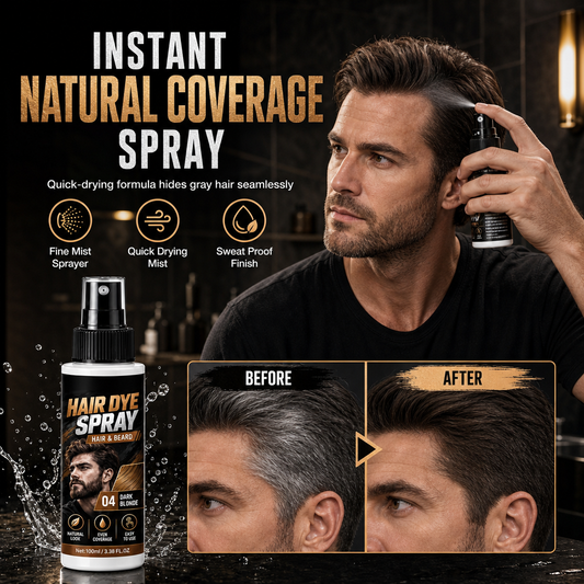 Men's Hair and Beard Dye Spray