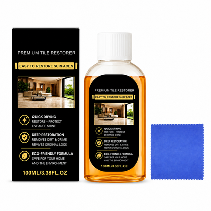 Tile and Floor Refurbishing Cleaner for Scratch Removal and Maintenance