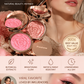 Flower Knows Strawberry Rococo Embossed Blush,Mauve Berry Rose Matte Powder Blush for Cheeks,Buildable & Blendable Face Makeup