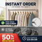 🔧 50% OFF NOW! 📏 Adjustable No-Drill Tension Rod – Tool-free install, strong grip & versatile – Creates instant storage anywhere, anytime 🏠